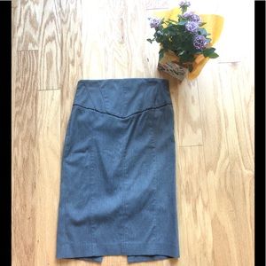 EXPRESS gray pencil skirt